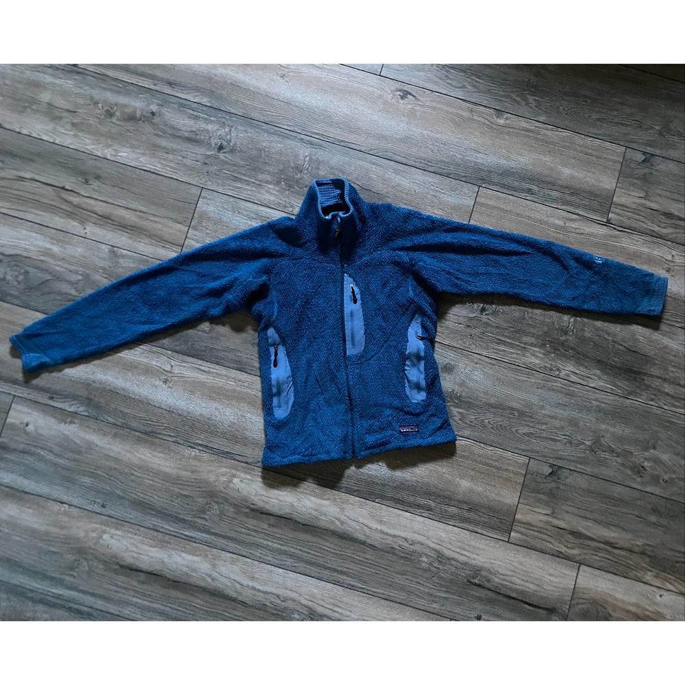 VTG Patagonia Blue Sweater Jacket Sz S